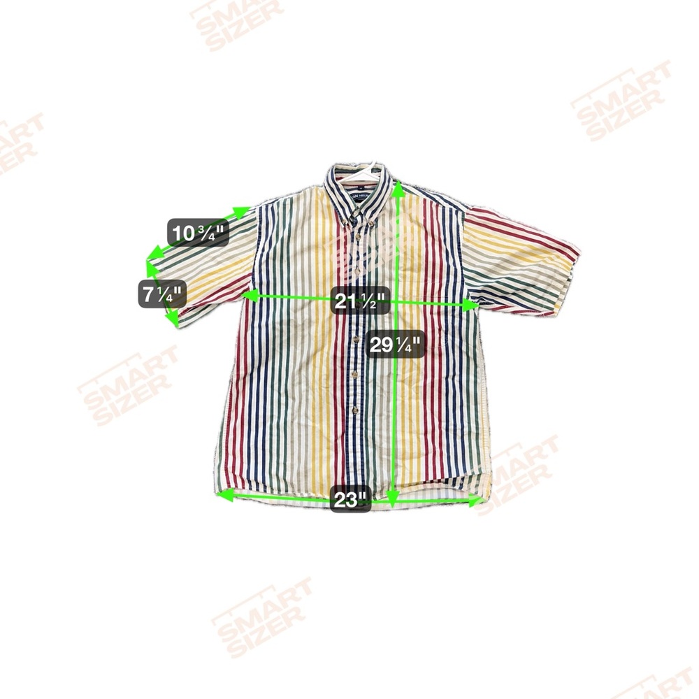 Van Heusen Women’s Striped Shirt - Red, Blue, Yellow - Picture 6 of 6